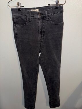 Madewell Charcoal Grey Skinny Jeans